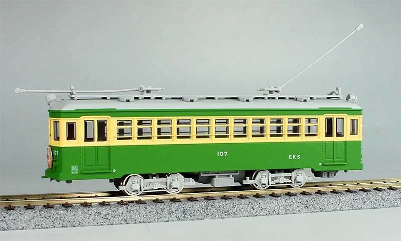 Enoshima Elektrik Demiryolu 100 Serisi 107 Numaralı Trolley Pole Özellikli Model